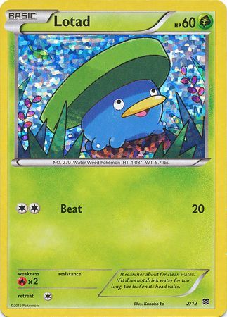 Lotad (2/12) [McDonald's Promos: 2015 Collection] | Total Play