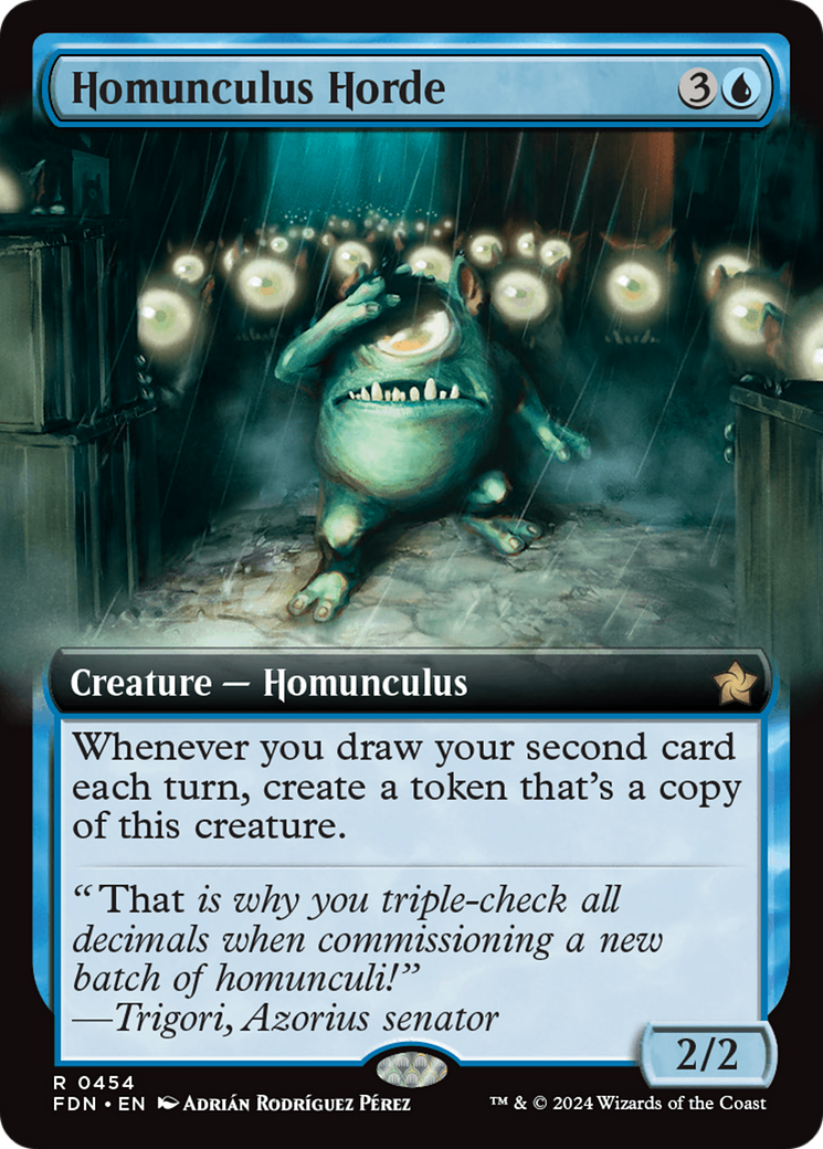 Homunculus Horde (Extended Art) [Foundations] | Total Play