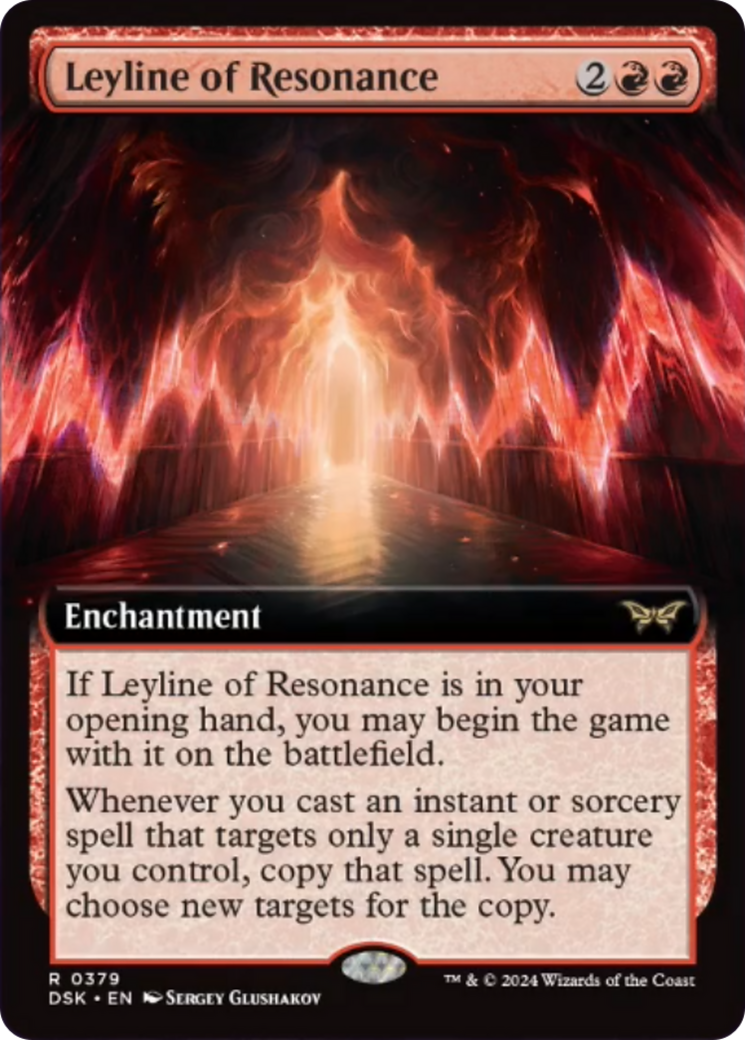 Leyline of Resonance (Extended Art) [Duskmourn: House of Horror] | Total Play