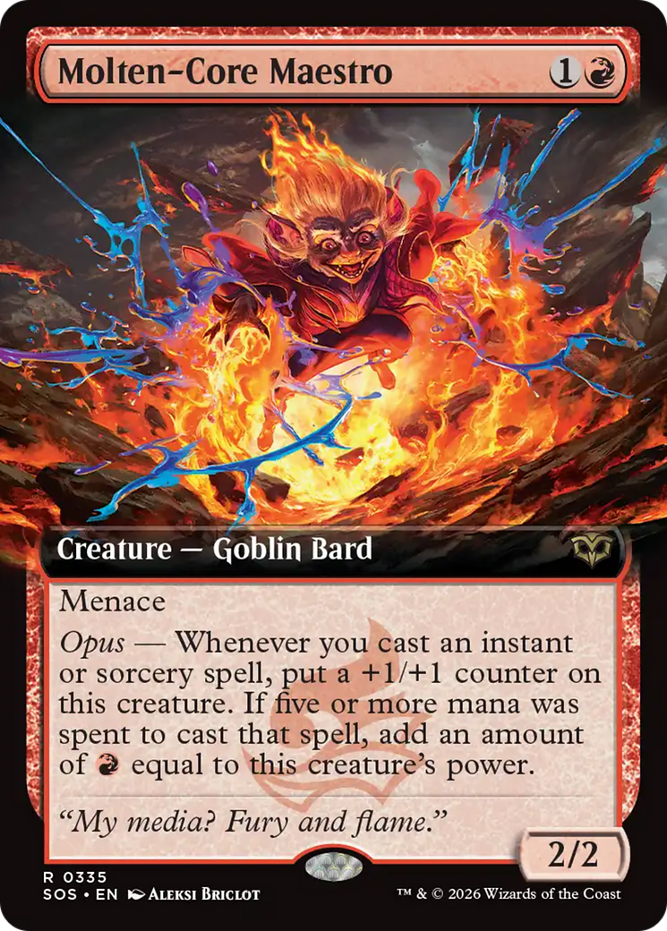 Molten-Core Maestro (Extended Art) [Secrets of Strixhaven] | Total Play