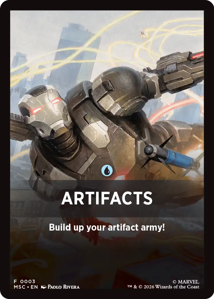 Artifacts Theme Card [Marvel Super Heroes Commander] | Total Play