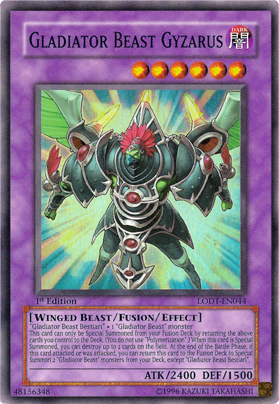 Gladiator Beast Gyzarus [LODT-EN044] Super Rare | Total Play