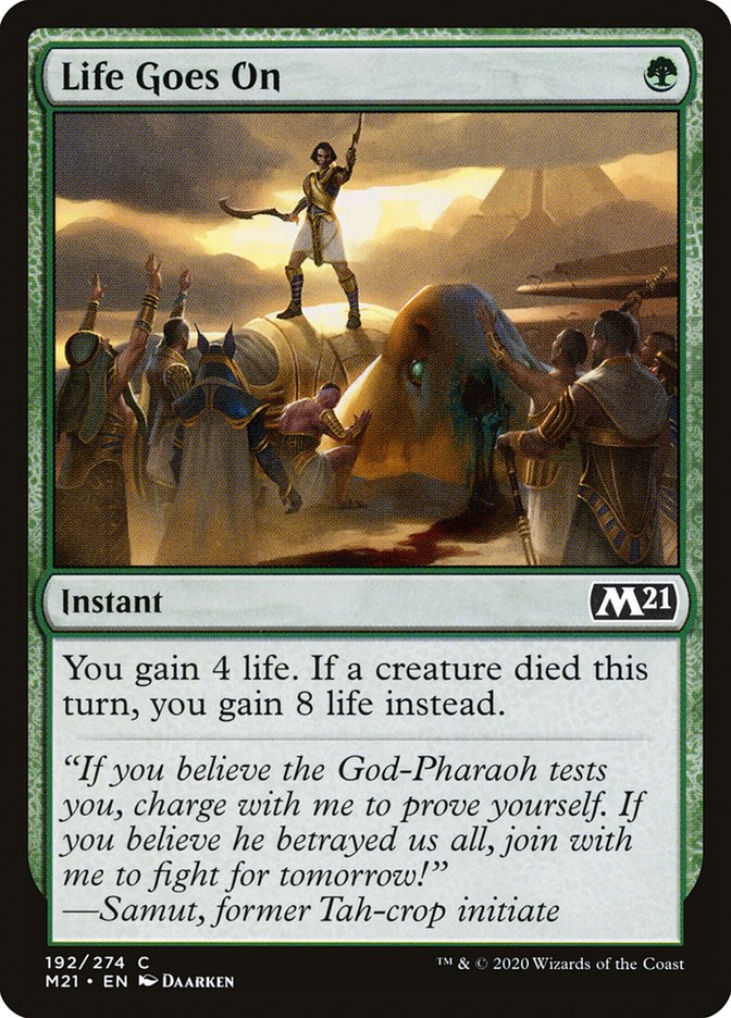 Life Goes On [Core Set 2021] | Total Play