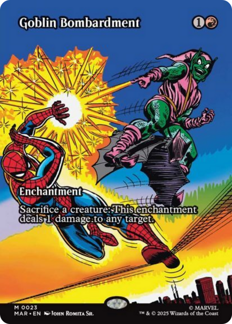 Goblin Bombardment (Borderless) [Marvel's Spider-Man: Eternal-Legal] | Total Play