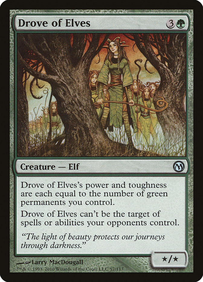 Drove of Elves [Duels of the Planeswalkers] | Total Play