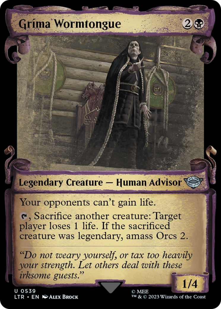 Grima Wormtongue [The Lord of the Rings: Tales of Middle-Earth Showcase Scrolls] | Total Play