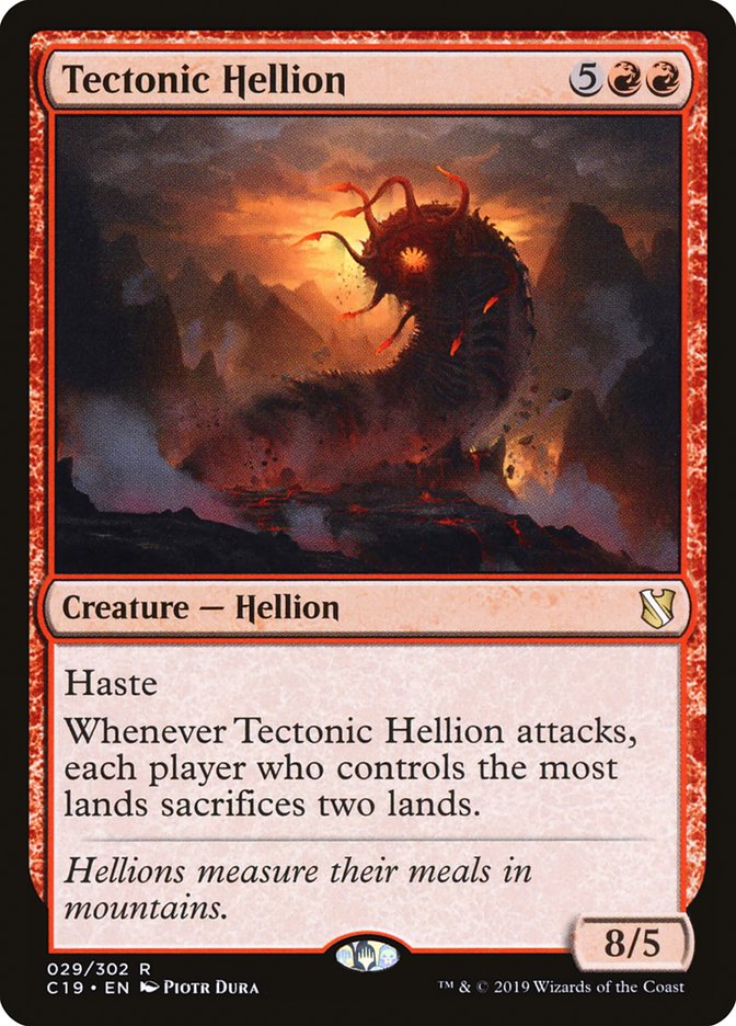 Tectonic Hellion [Commander 2019] | Total Play
