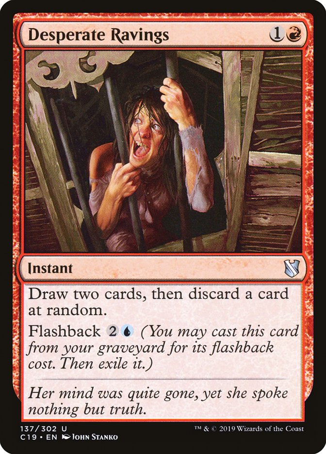 Desperate Ravings [Commander 2019] | Total Play