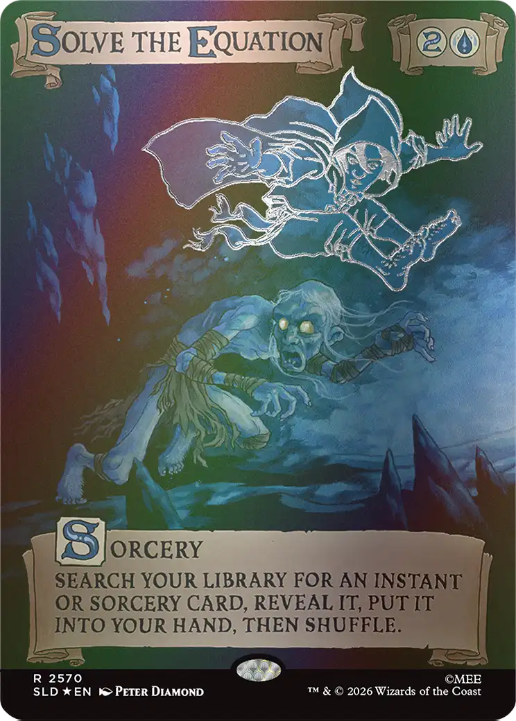 Solve the Equation (2570) (Out Of Sight Foil) [Secret Lair Drop Series] | Total Play