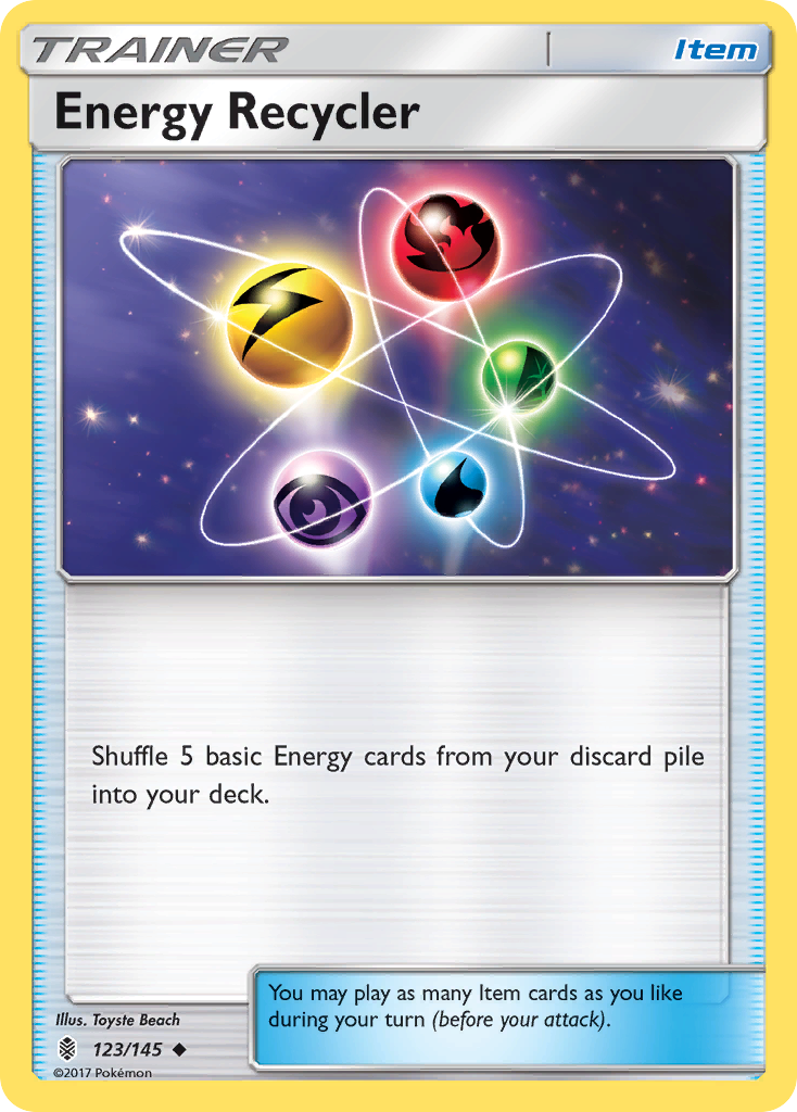 Energy Recycler (123/145) [Sun & Moon: Guardians Rising] | Total Play