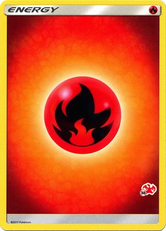 Fire Energy (Charizard Stamp #38) [Battle Academy 2020] | Total Play