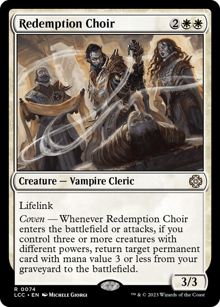 Redemption Choir [The Lost Caverns of Ixalan Commander] | Total Play