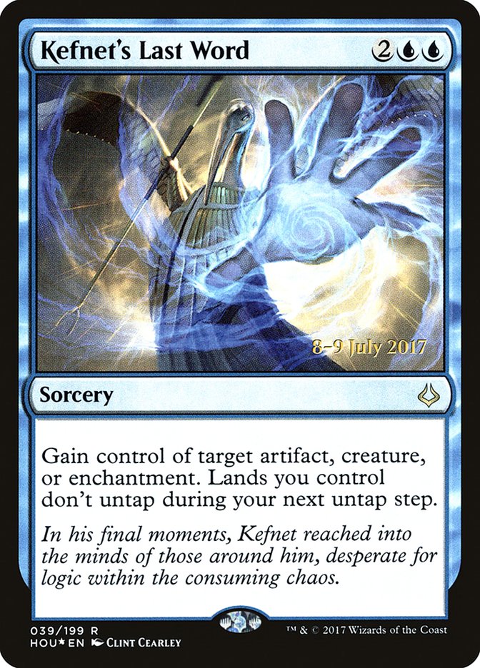 Kefnet's Last Word [Hour of Devastation Prerelease Promos] | Total Play