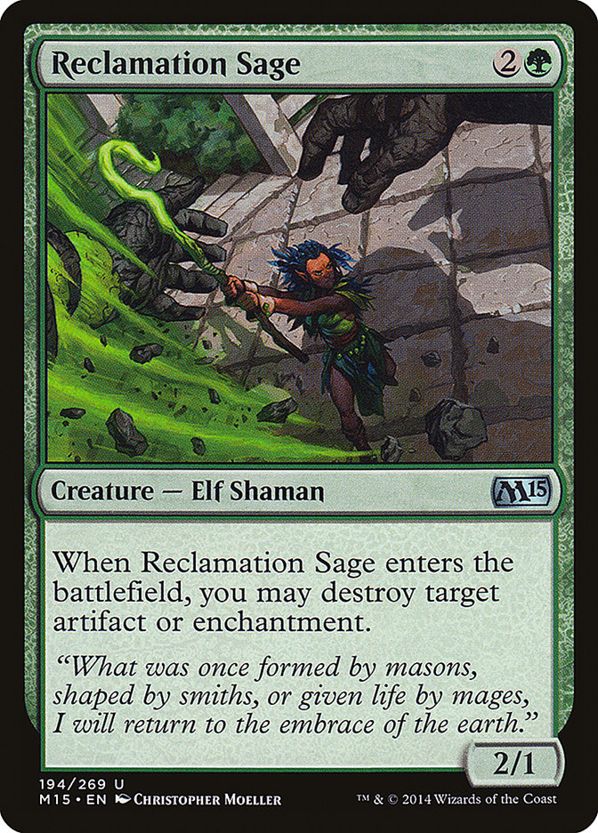 Reclamation Sage [Magic 2015] | Total Play