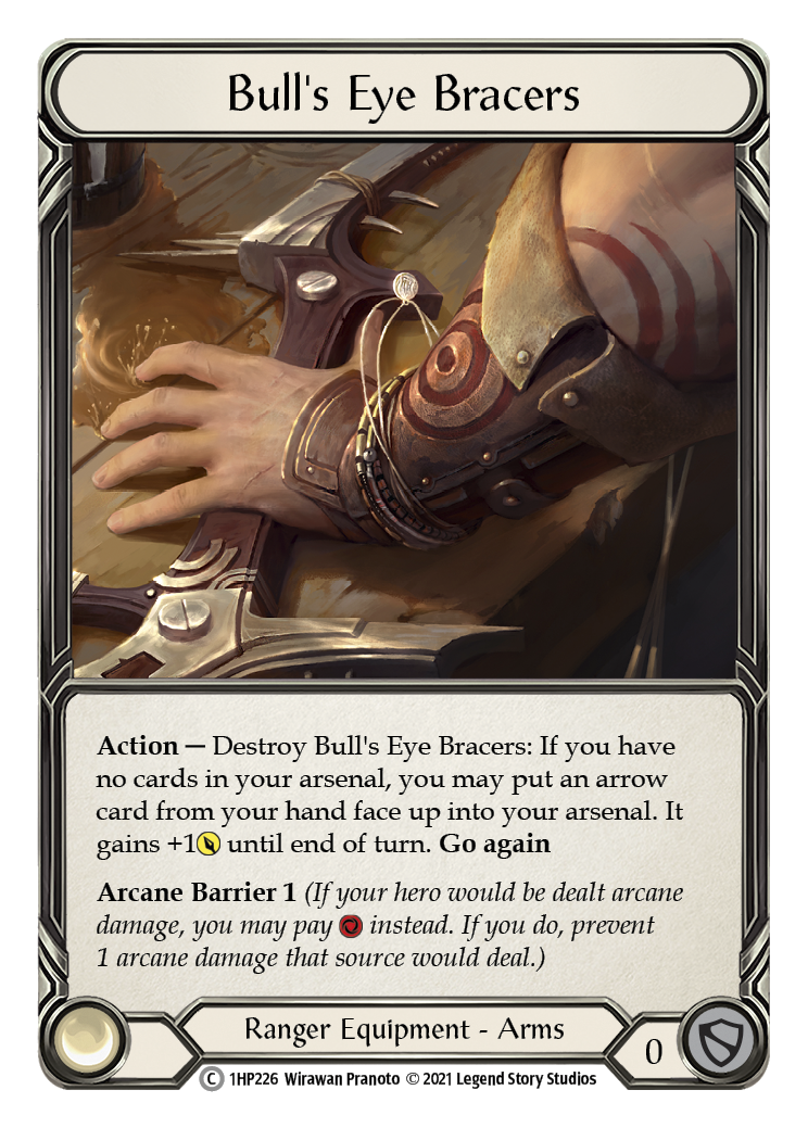 Bull's Eye Bracers [1HP226] (History Pack 1) | Total Play