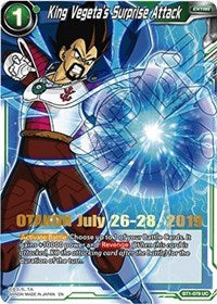 King Vegeta's Surprise Attack (OTAKON 2019) (BT1-079) [Promotion Cards] | Total Play