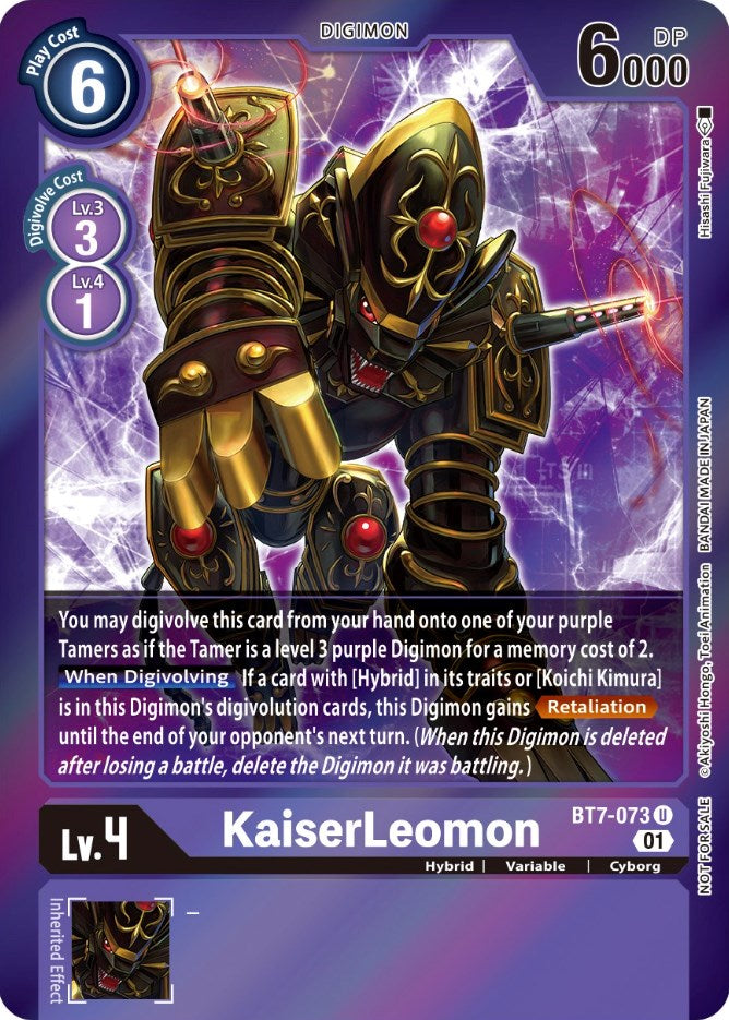 KaiserLeomon [BT7-073] (Event Pack 3) [Next Adventure Promos] | Total Play