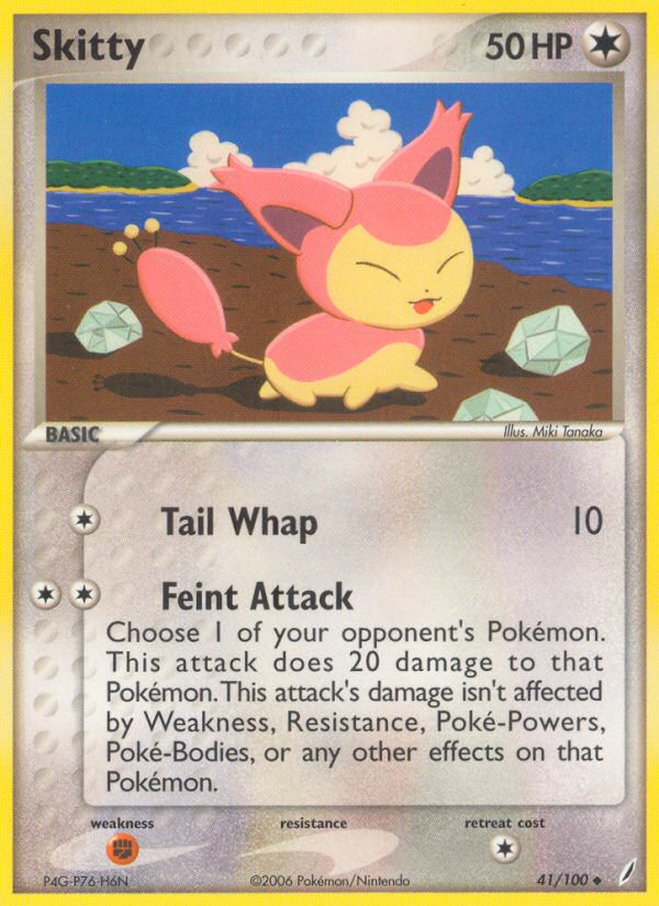 Skitty (41/100) [EX: Crystal Guardians] | Total Play