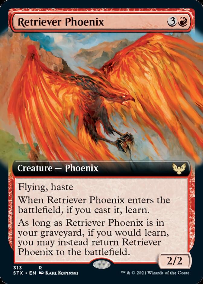 Retriever Phoenix (Extended Art) [Strixhaven: School of Mages] | Total Play