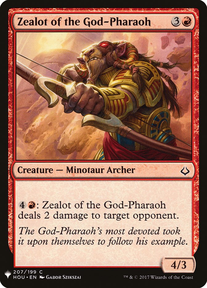 Zealot of the God-Pharaoh [Mystery Booster] | Total Play