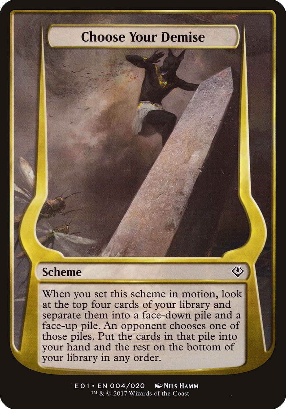 Choose Your Demise (Schemes) [Archenemy: Nicol Bolas Schemes] | Total Play