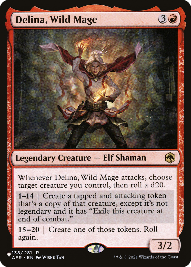 Delina, Wild Mage [The List] | Total Play