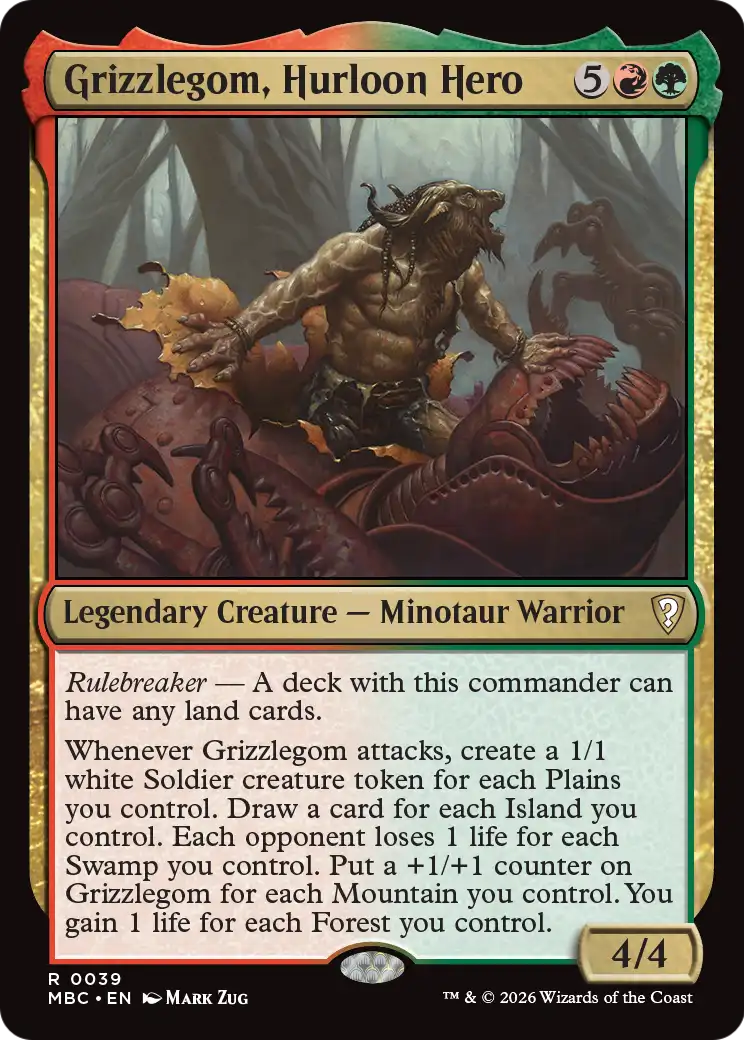 Grizzlegom, Hurloon Hero [Mystery Booster: Commander Edition] | Total Play