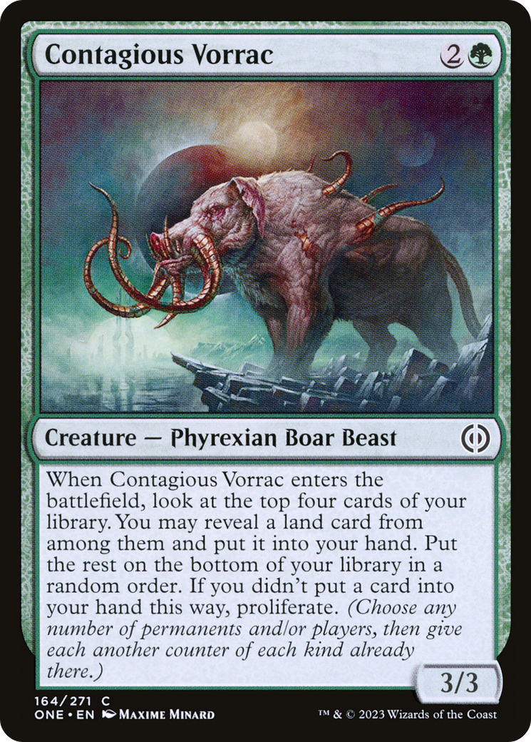 Contagious Vorrac [Phyrexia: All Will Be One] | Total Play