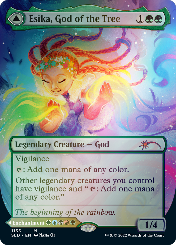 Esika, God of the Tree // The Prismatic Bridge (Borderless) [Secret Lair: From Cute to Brute] | Total Play