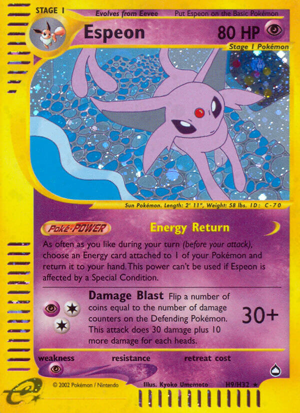 Espeon (H9/H32) [Aquapolis] | Total Play