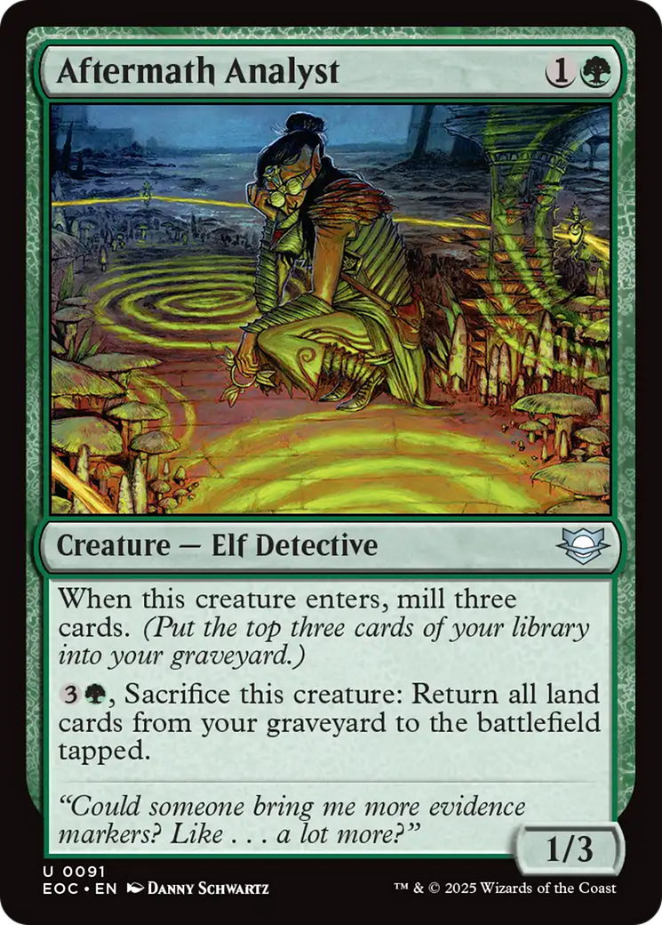 Aftermath Analyst [Edge of Eternities Commander] | Total Play