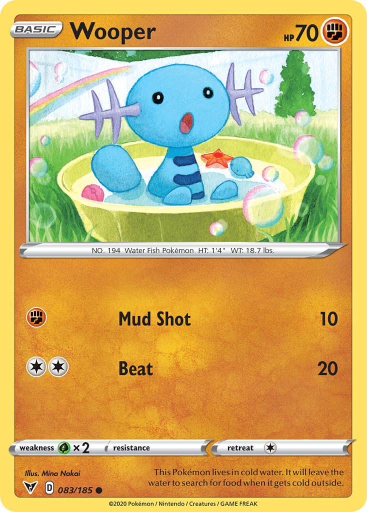 Wooper (083/185) [Sword & Shield: Vivid Voltage] | Total Play
