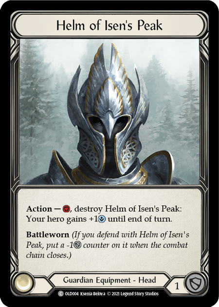 Helm of Isen's Peak [OLD004] (Tales of Aria Oldhim Blitz Deck)  1st Edition Normal | Total Play