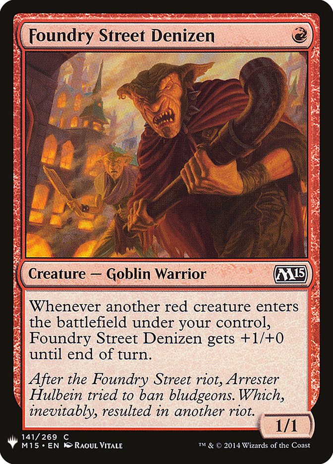 Foundry Street Denizen [Mystery Booster] | Total Play