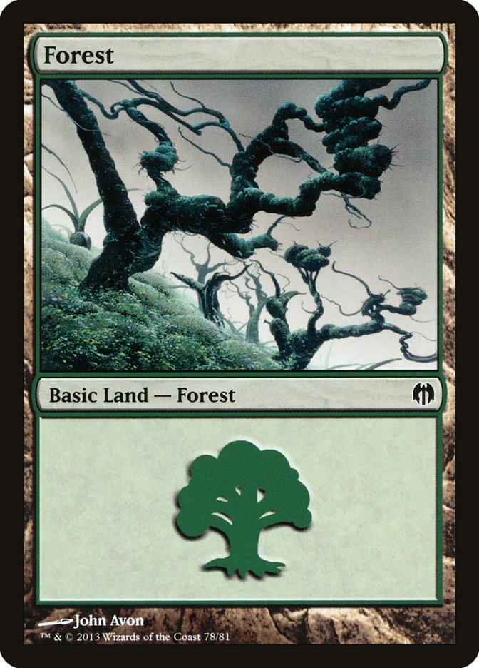 Forest (78) [Duel Decks: Heroes vs. Monsters] | Total Play