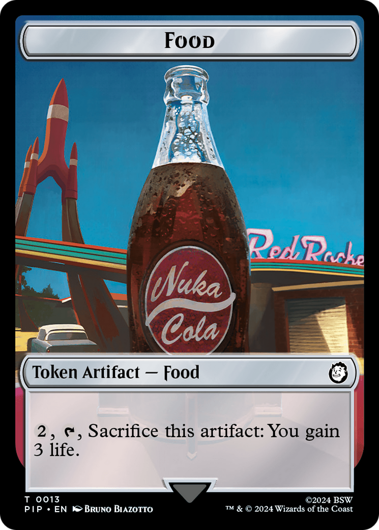 Food (0013) // Wasteland Survival Guide Double-Sided Token [Fallout Tokens] | Total Play