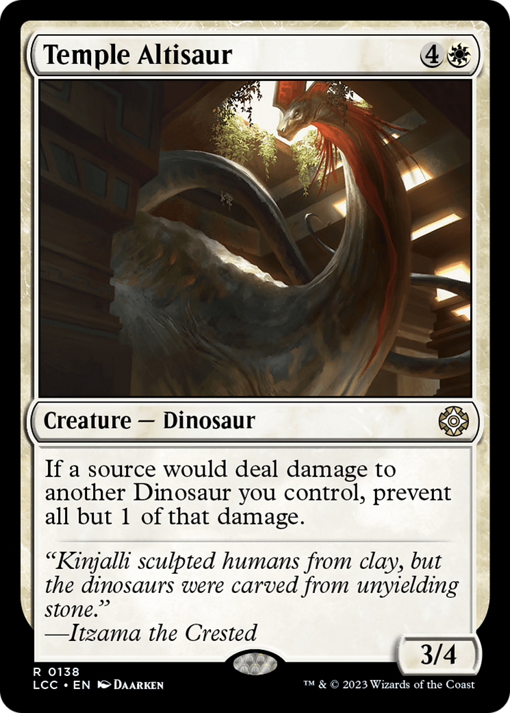 Temple Altisaur [The Lost Caverns of Ixalan Commander] | Total Play