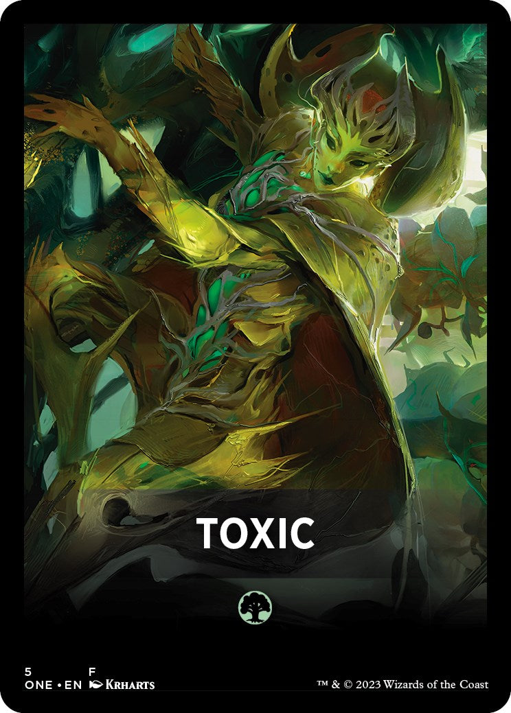 Toxic Theme Card [Phyrexia: All Will Be One Tokens] | Total Play