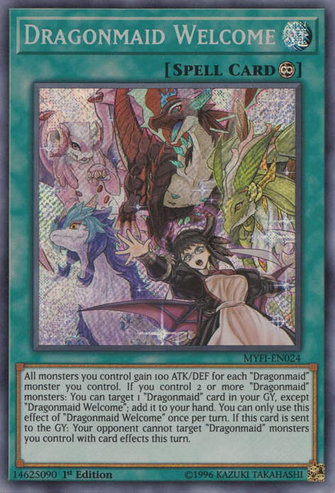 Dragonmaid Welcome [MYFI-EN024] Secret Rare | Total Play
