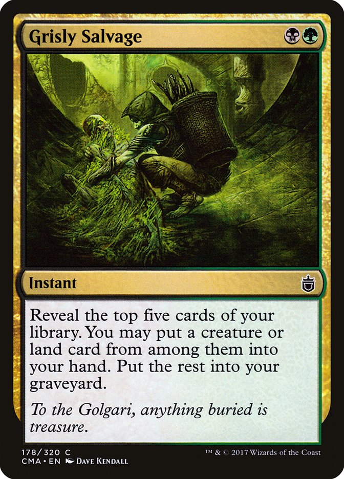 Grisly Salvage [Commander Anthology] | Total Play