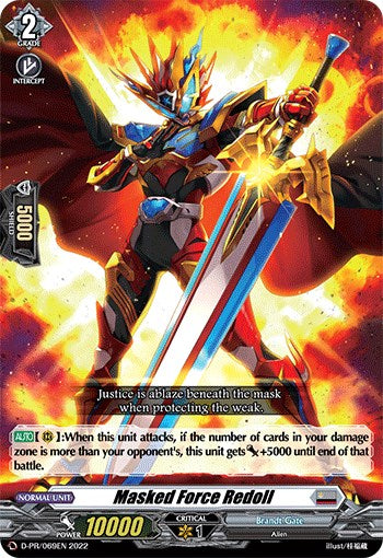 Masked Force Redoll (D-PR/069EN) [D Promo Cards] | Total Play