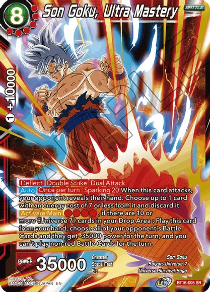 Son Goku, Ultra Mastery (BT16-005) [Realm of the Gods] | Total Play