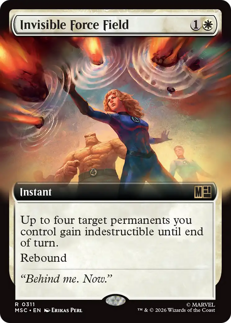 Invisible Force Field (Extended Art) [Marvel Super Heroes Commander] | Total Play