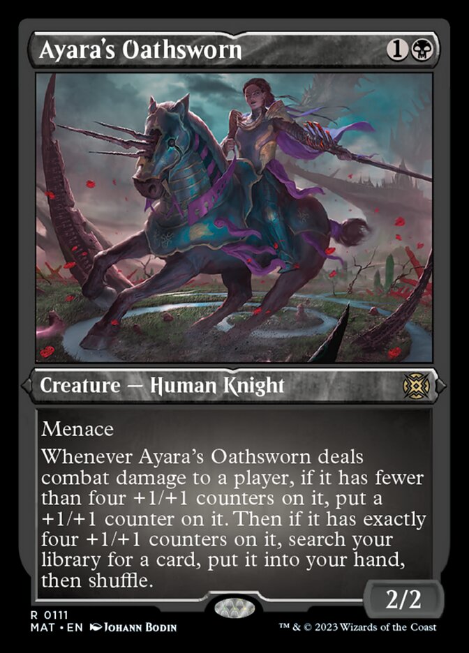 Ayara's Oathsworn (Foil Etched) [March of the Machine: The Aftermath] | Total Play
