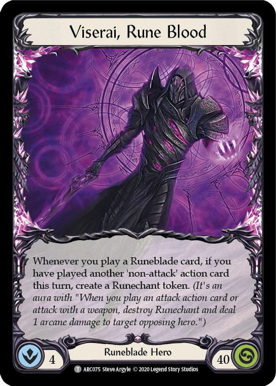 Viserai // Viserai, Rune Blood [U-ARC076 // U-ARC075] (Arcane Rising Unlimited)  Unlimited Normal | Total Play