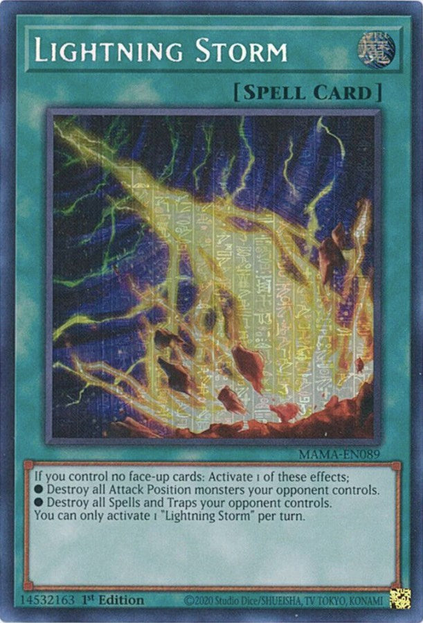 Lightning Storm [MAMA-EN089] Secret Pharaoh's Rare | Total Play
