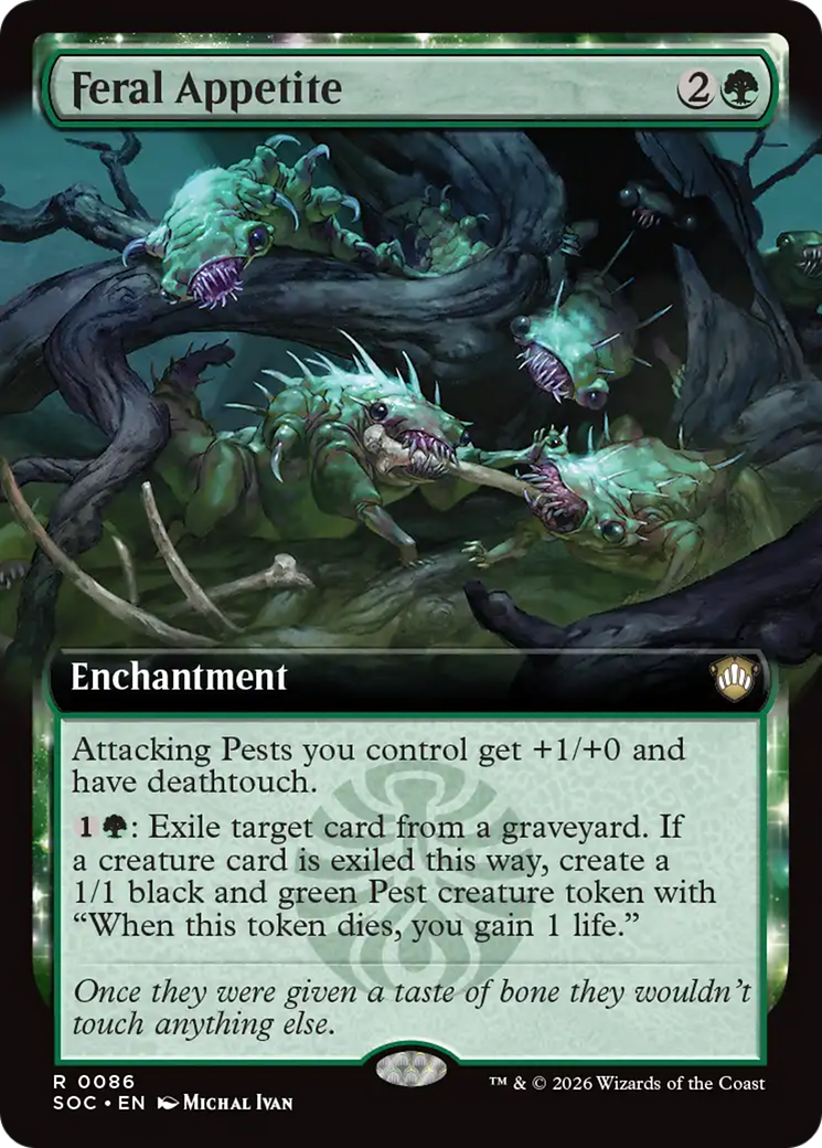 Feral Appetite (Extended Art) [Secrets of Strixhaven Commander] | Total Play