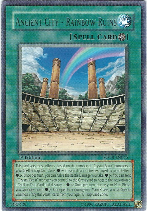 Ancient City - Rainbow Ruins [FOTB-EN045] Rare | Total Play