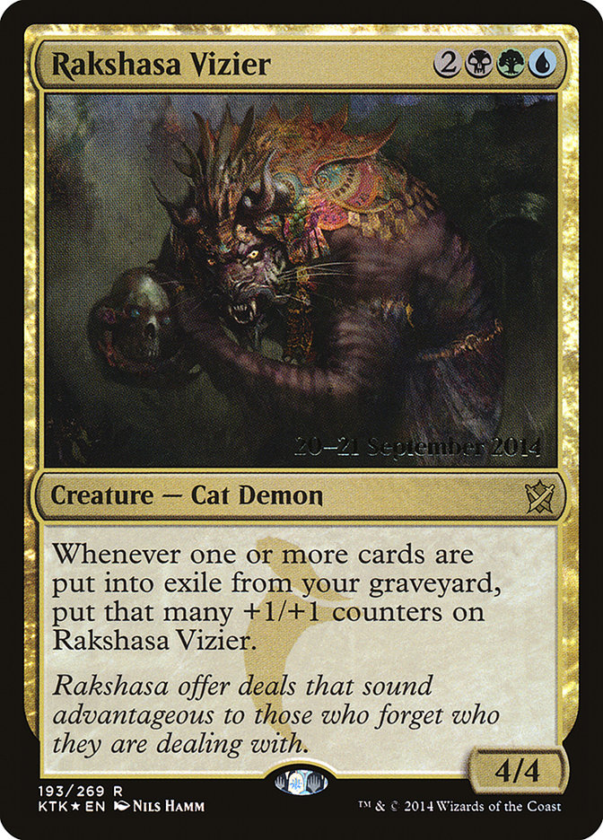 Rakshasa Vizier [Khans of Tarkir Prerelease Promos] | Total Play