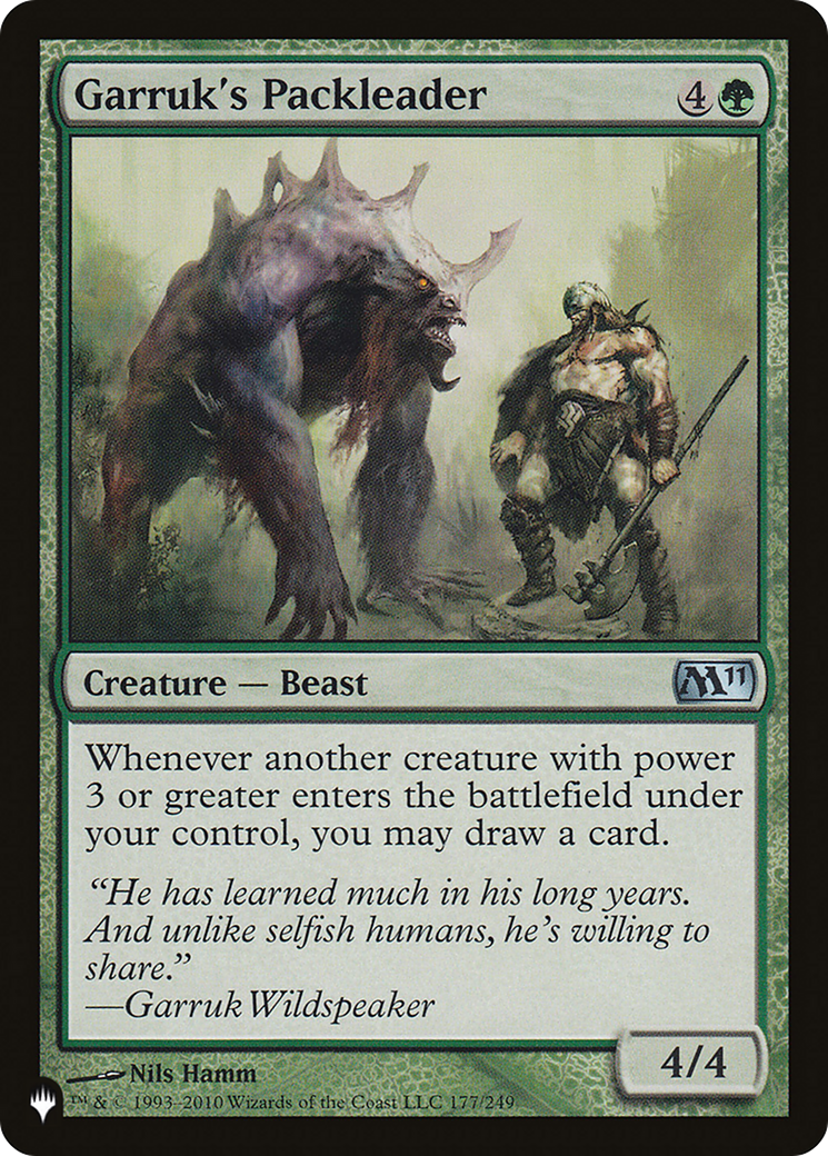 Garruk's Packleader [The List] | Total Play